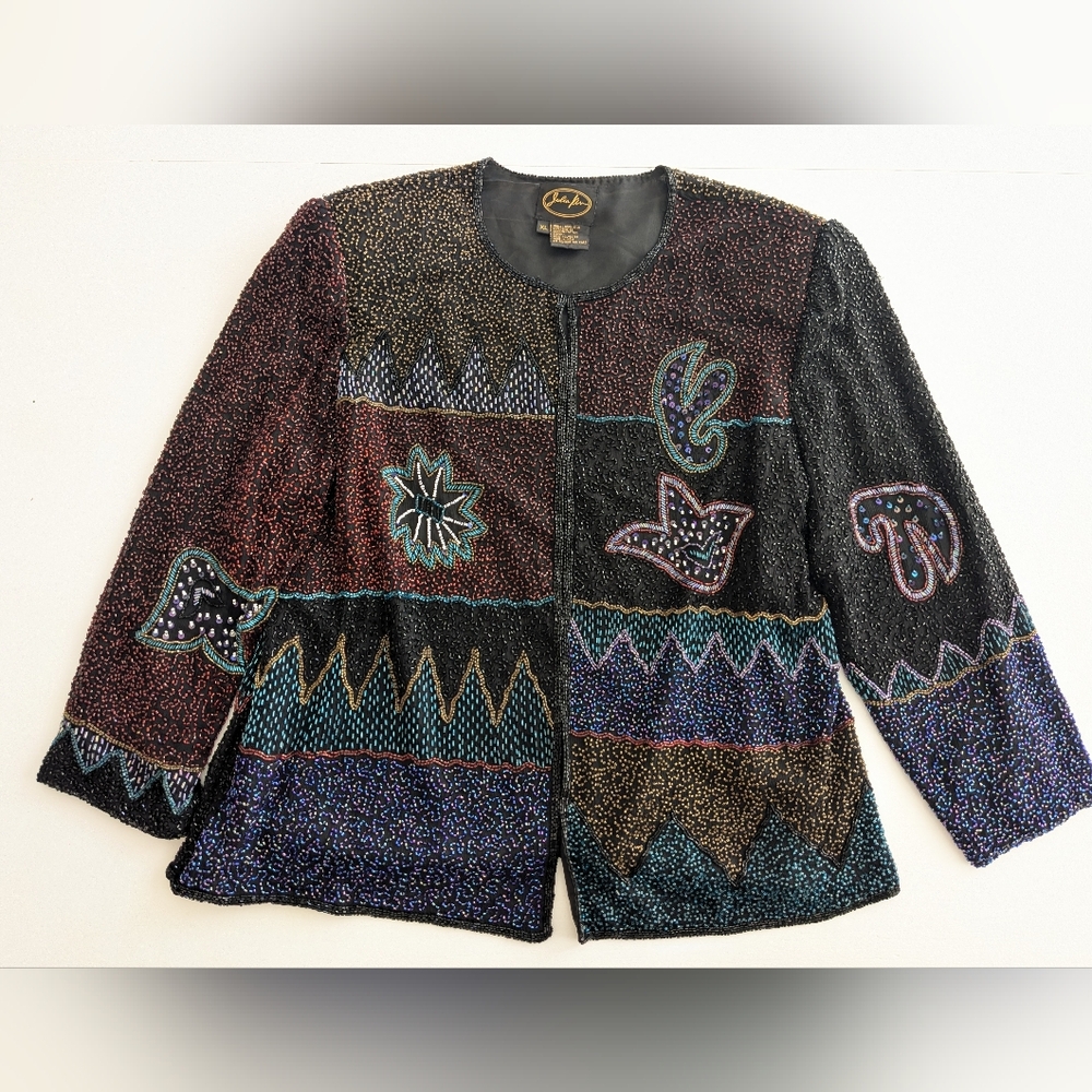 JULIA KIM Vintage 100% Silk Jacket